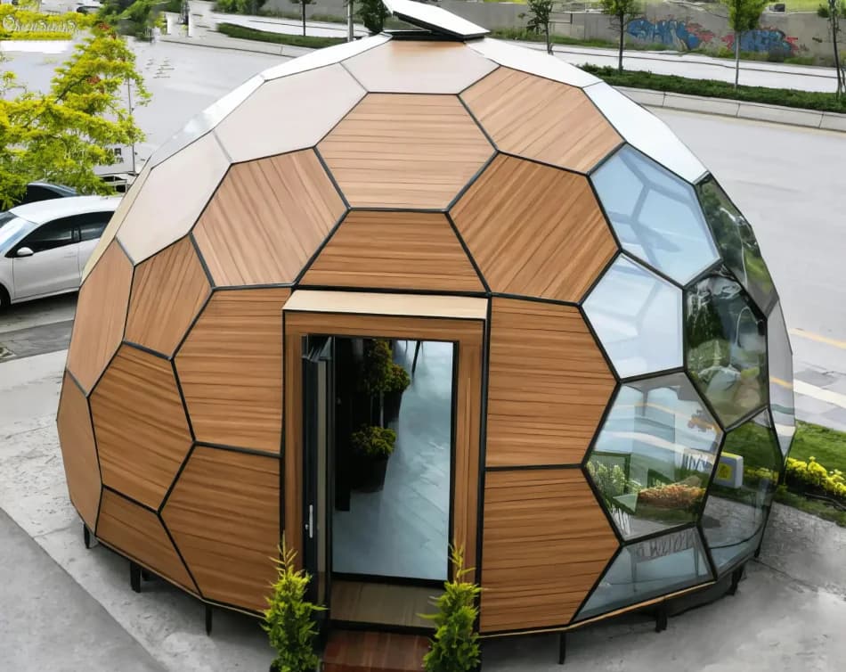 Geodesic dome home kit